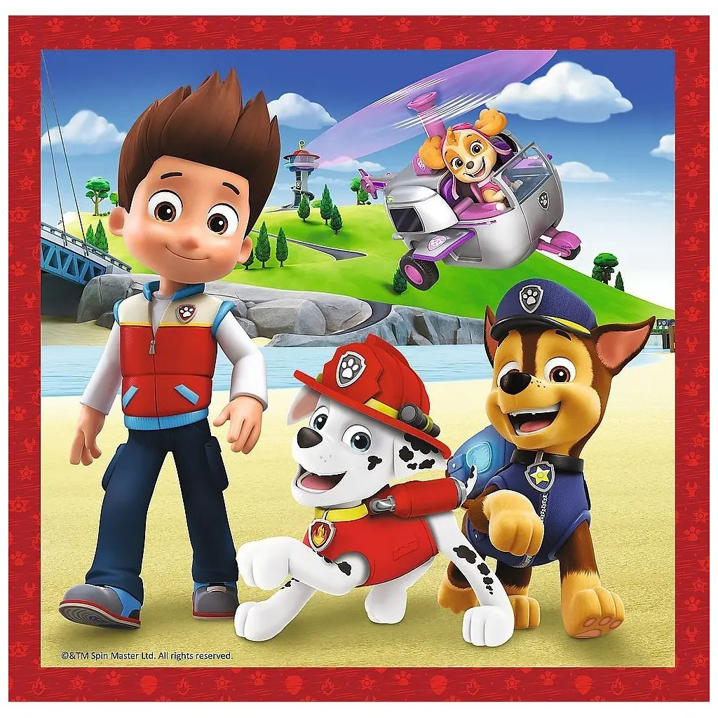 Пазл Trefl Paw Patrol Щасливі собаки 3 в 1 (5900511348675) - фото 3