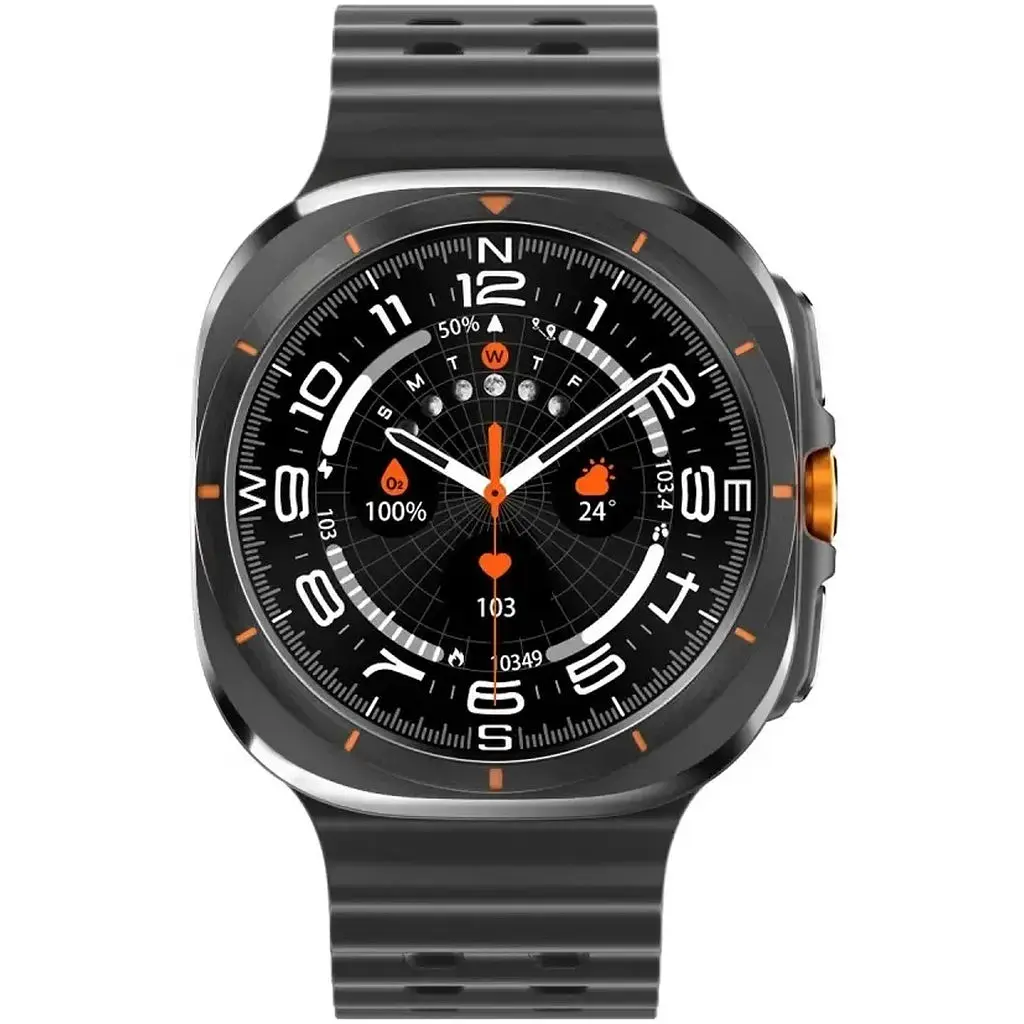 Умные часы Lemfo W7 с измерением давления и кислорода в крови Черные - фото 2