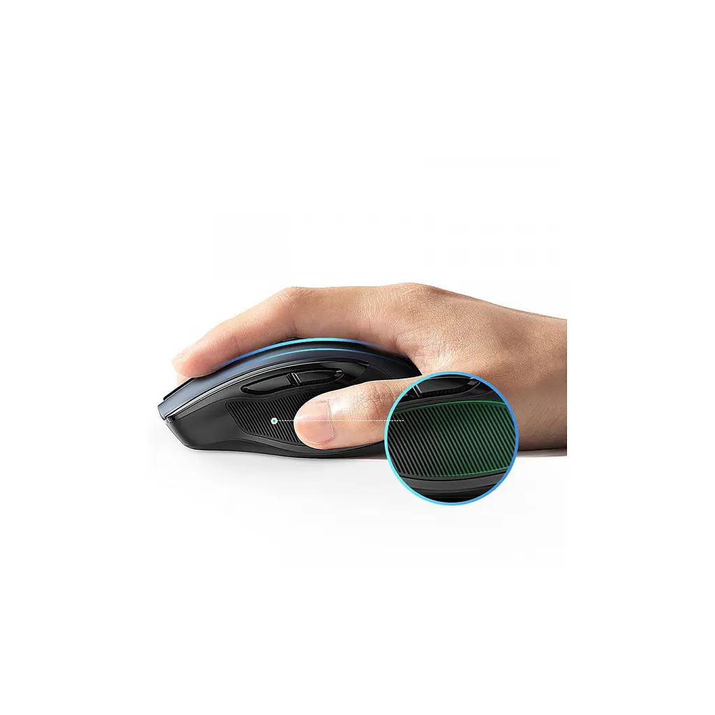 Мишка Ugreen MU006 Ergonomic Wireless Gray/Black (15063) - фото 7