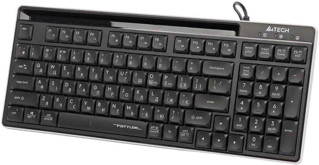 Клавіатура A4Tech FX70 Black - фото 3