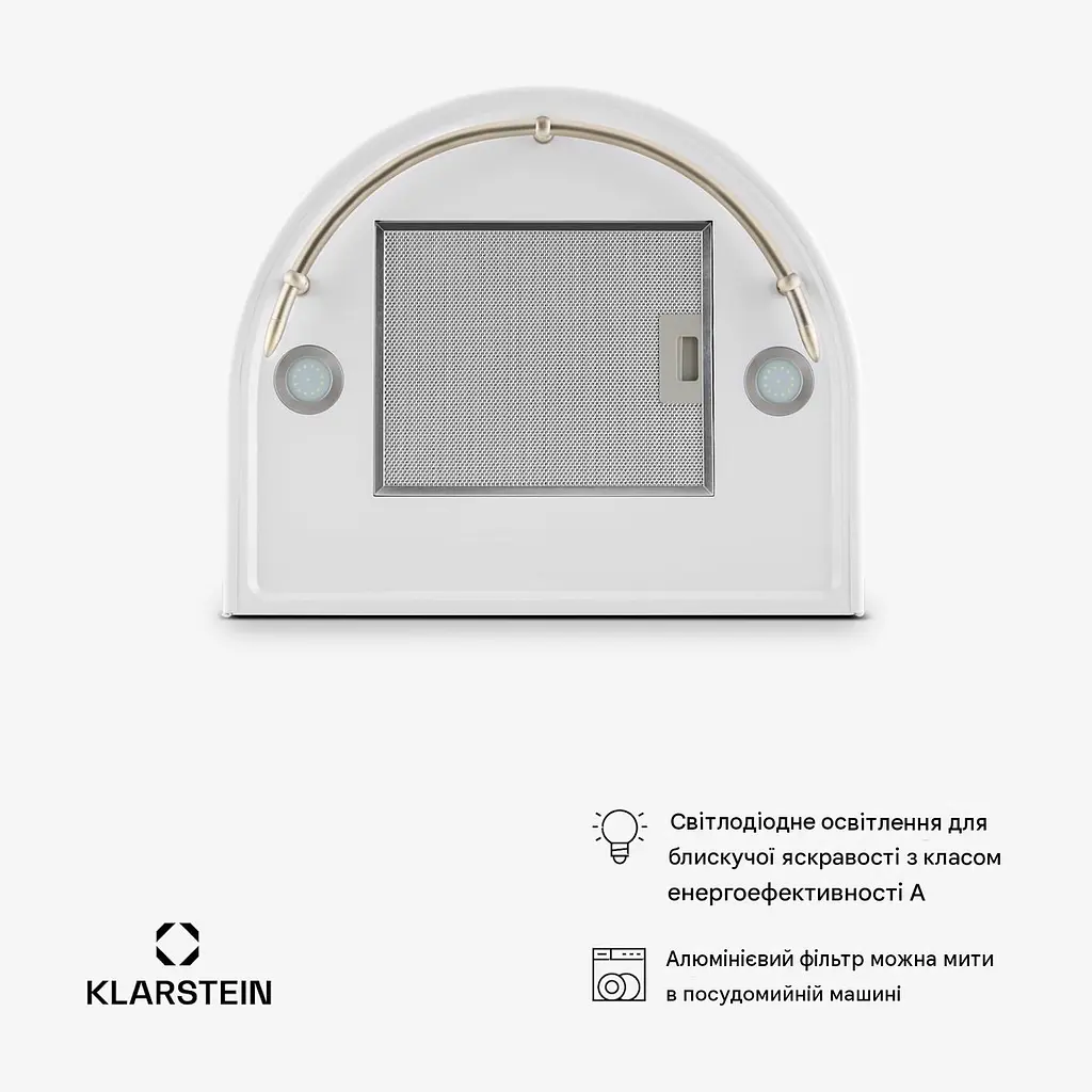 Витяжка Klarstein Lumio Neo 60 см 610 м3/год (10030275) - фото 5