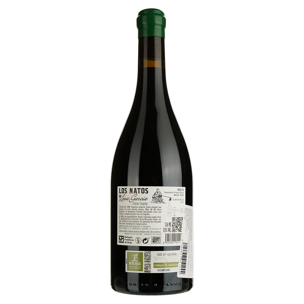 Вино Leza Garcia Los Natos De Leza Garcia Vinedo Singular DOCa Rioja 2020 красное сухое 0.75 л - фото 2