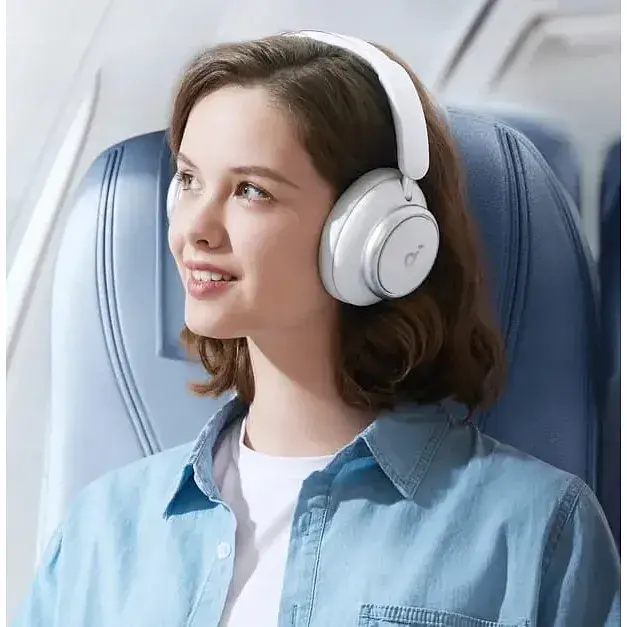 Bluetooth-гарнітура Anker SoundCore Space Q45 White (A3040G21) - фото 9