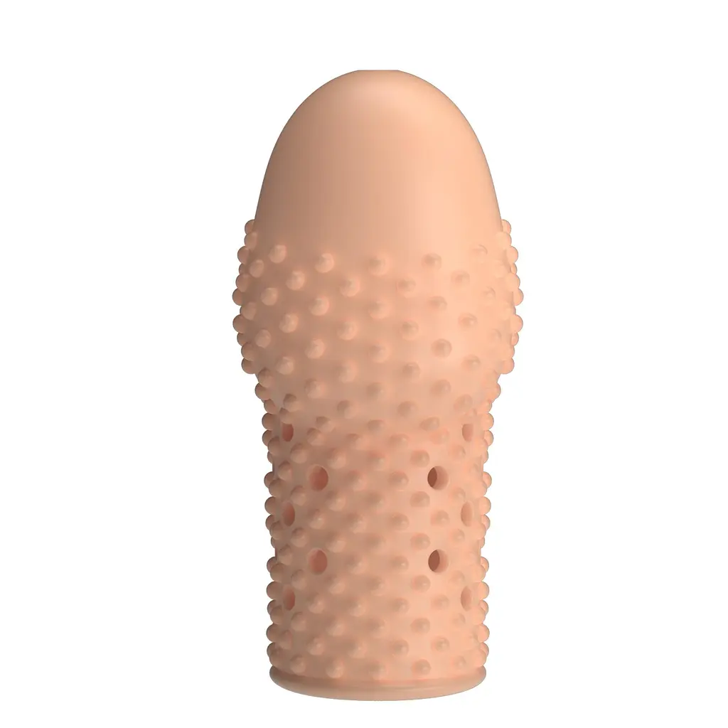 Насадка на пеніс Pretty Love Penis Sleeve Becks, 8 см (тілесний) - фото 4