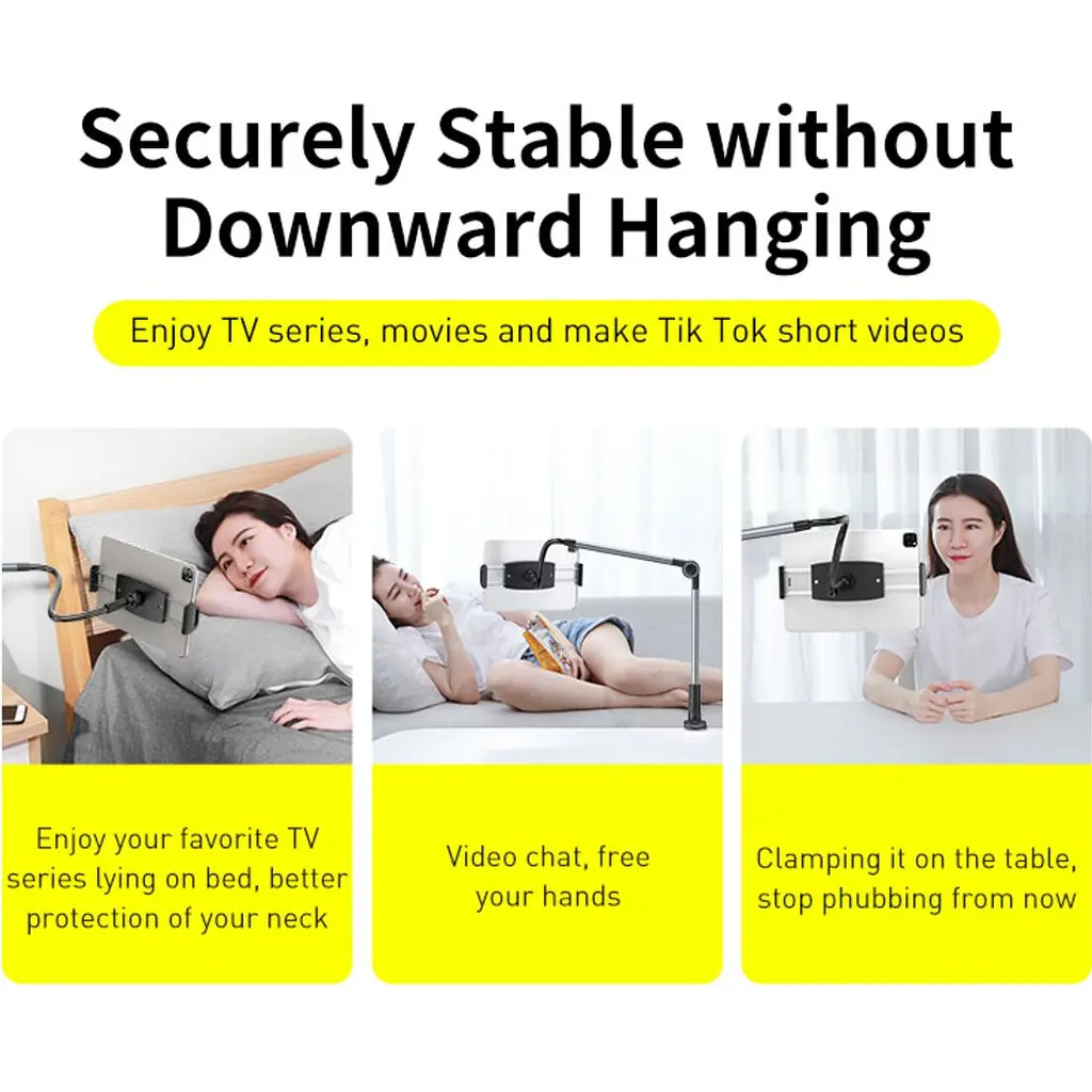 Пантограф Baseus Otaku Life Rotary Adjustment Lazy Holder Pro Gray (LUZQ000013) [162112] - фото 11