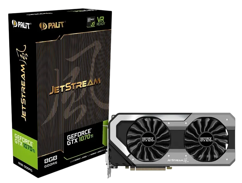 Відеокарта GeForce GTX 1070 Ti 8GB Palit JetStream (NE5107T015P2-1041J) Б/В - фото 4