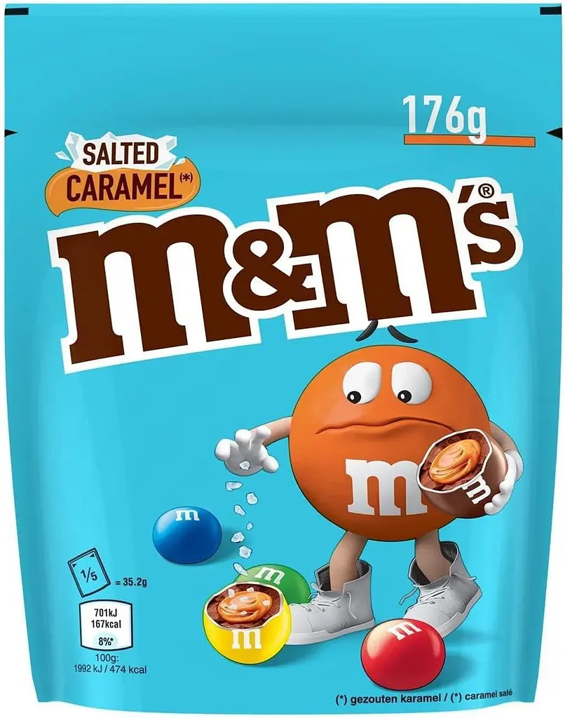 Драже M&M's Salted Caramel Milk Chocolate Bag 176г