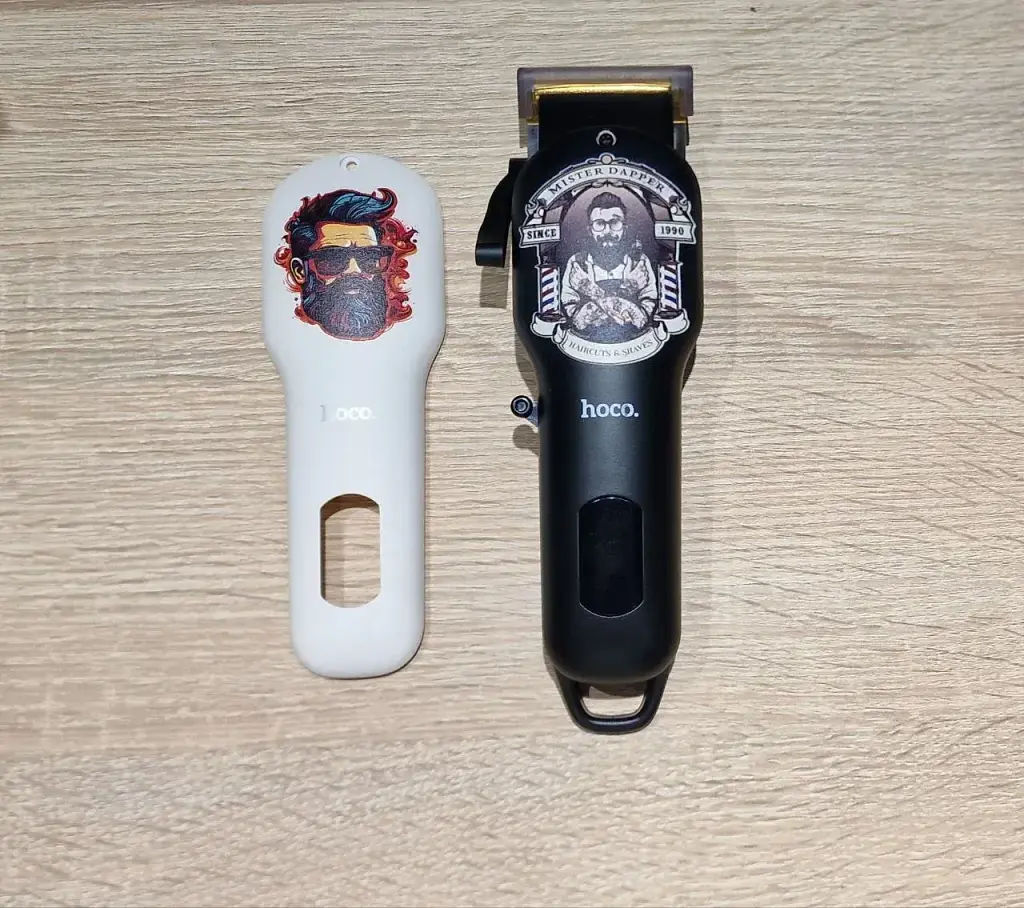 Машинка для стрижки Hoco HP20 (Акумуляторна, LCD-дисплей, Регулювання ножа) - фото 4