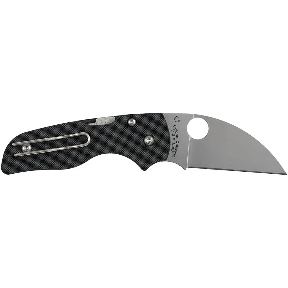 Ніж Spyderco Lil' Native G-10 Wharncliffe, чорний (C230GPWC) - фото 2