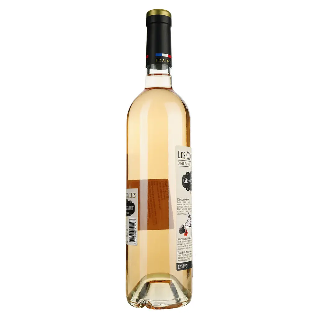 Вино Les Cochonnailles Grenache Cinsault IGP Pays D'Oc, розовое, сухое, 0,75 л - фото 2