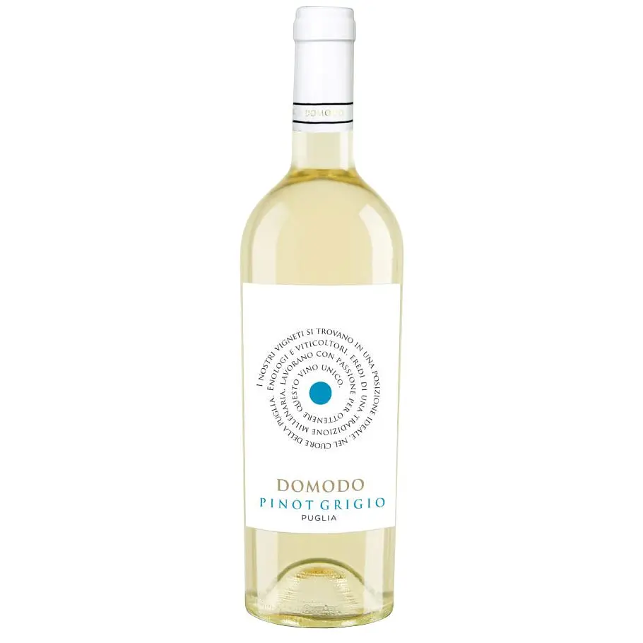 Упаковка вина Domodo Pinot Grigio Puglia IGP біле сухе 4.5 л (0.75 л х 6 шт.) - фото 2