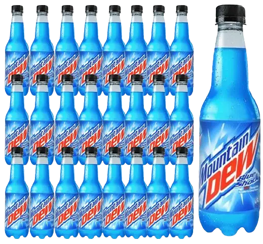 Безалкогольний напій Mountain Dew Blue Shock з малиновими цитрусовими 400 мл - фото 3
