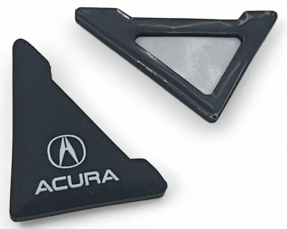 Захист кутів дверей Acura 2 шт Гумові 45х58х47 мм на скотчі Чорні Посилені (протиударні чохли від сколів) - фото 2