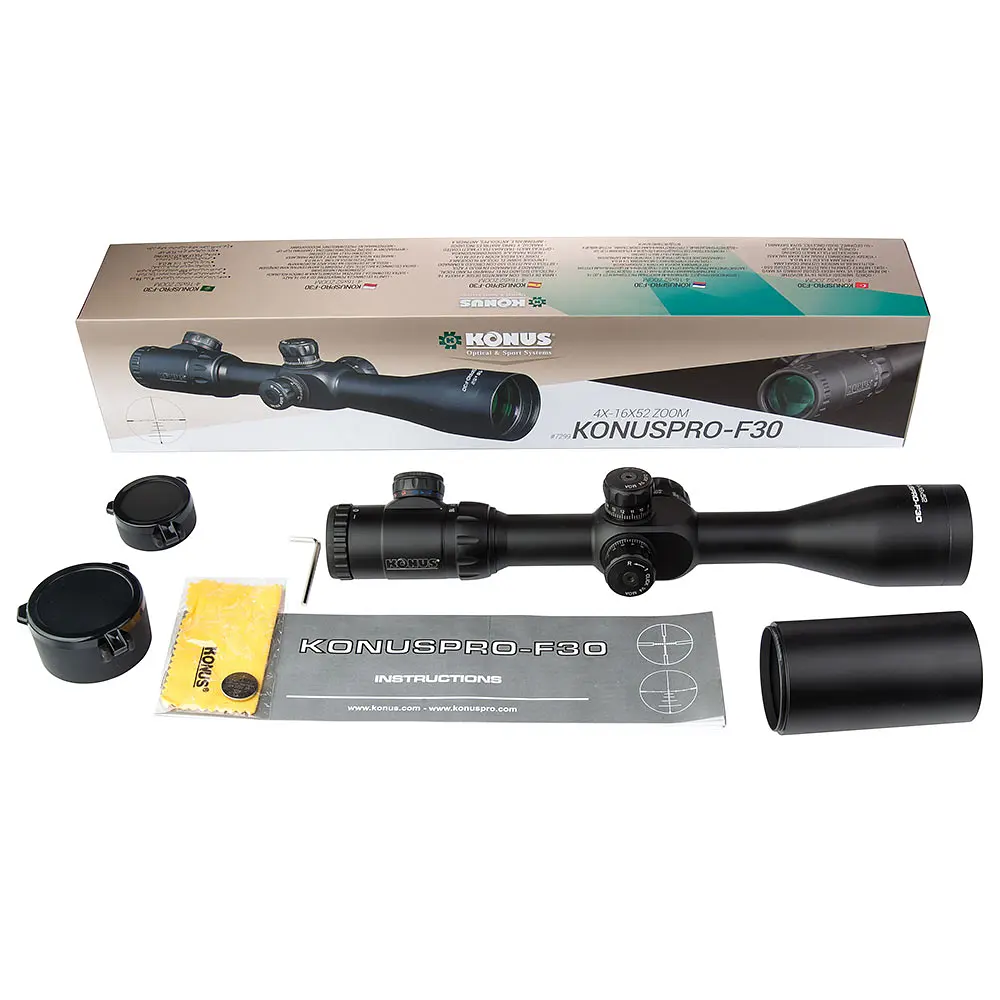 Оптичний приціл KONUS KONUSPRO F-30 4-16x52 550 IR FFP - фото 4