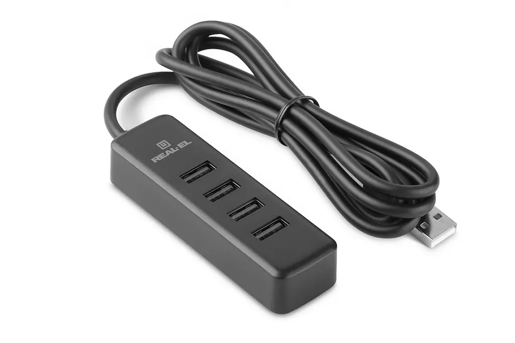 USB-хаб REAL-EL HQ-175 4 ports - фото 3