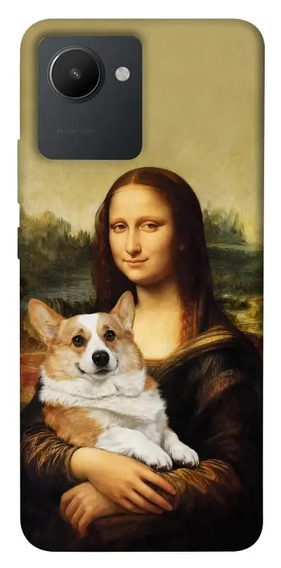 TPU чохол Demsky Mona corgi для Realme C30s