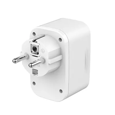 Зарядний пристрій Gembird 1xUSB-C PD20W + 1xUSB QC3.0 + Schuko white (TA-ACPDQC20-01-W) - фото 10
