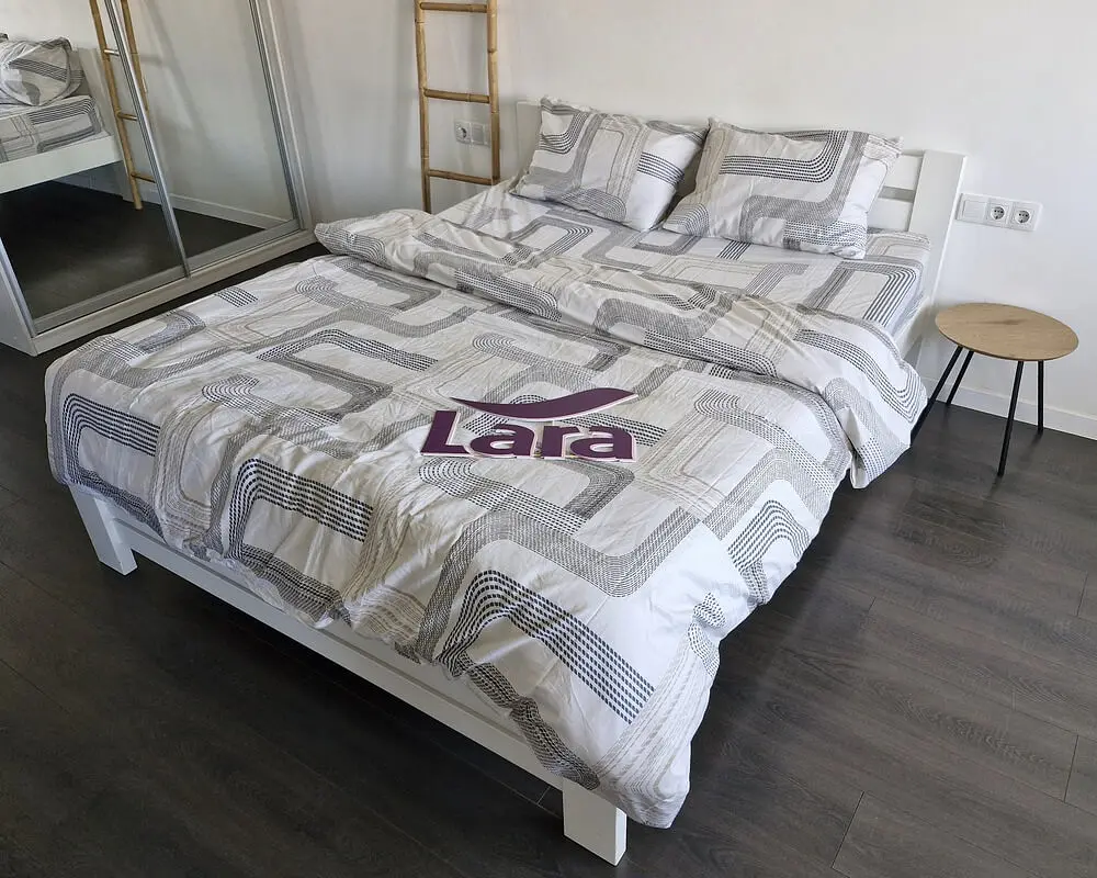 Постільна білизна LARA сатин d13262е євро 200х220 см - фото 2