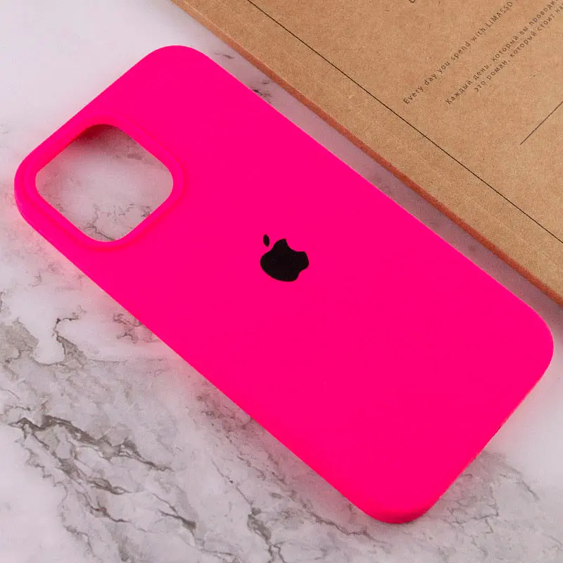 Чохол Silicone Case для Apple iPhone 15 Pro Barbie Pink AA [92769] - фото 4