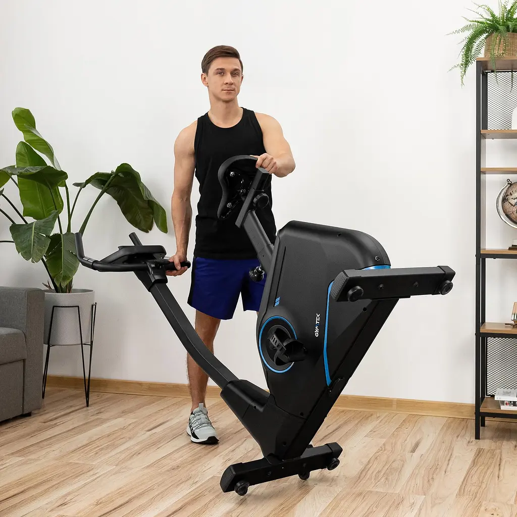 Велотренажер Gymtek XB4500 електромагнітний синій - фото 9