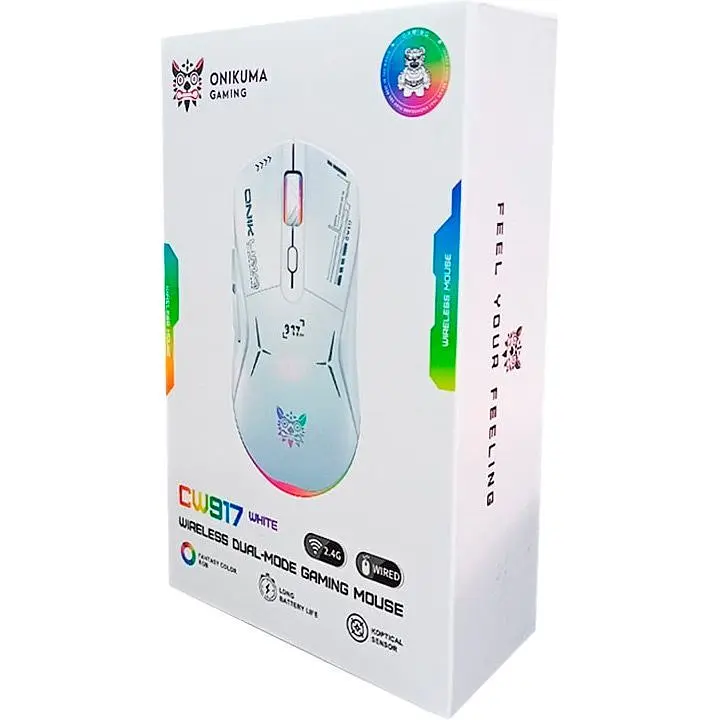 Миша Onikuma CW917 White [126694] - фото 7