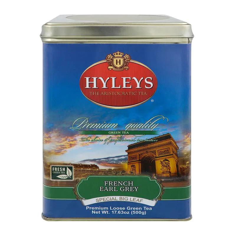 Чай Hyleys The Aristocratic Tea French Earl Grey Green Tea Зелений 500 г