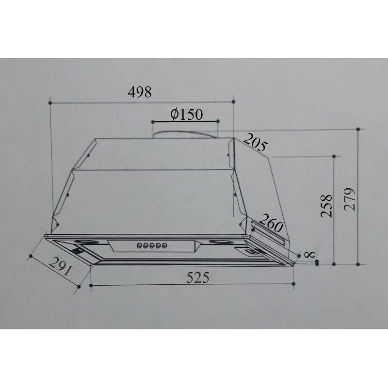 Витяжка INTERLINE SMART BK A/60/T - фото 2