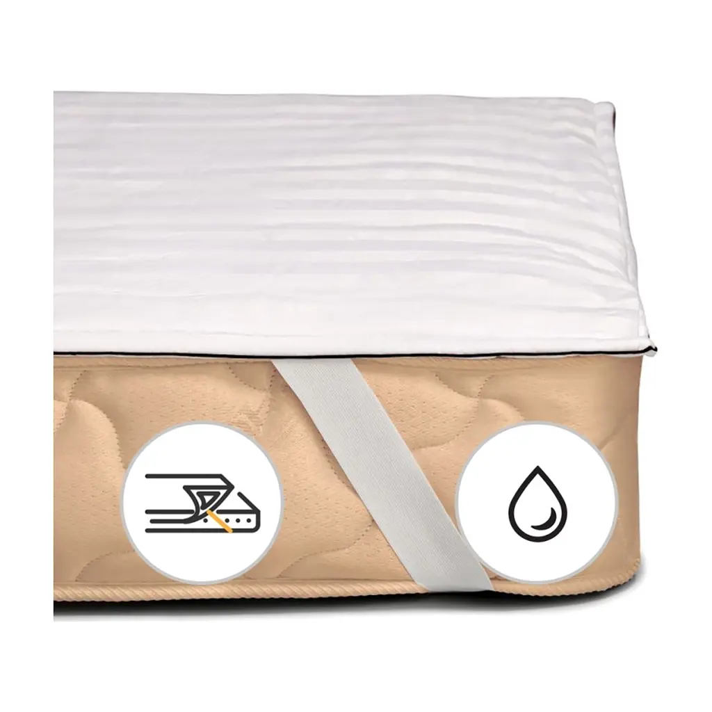 Наматрацник MirSon бавовняний Royal Pearl Waterproof Cotton 272/3 80x160 см (2200000370600) - фото 3