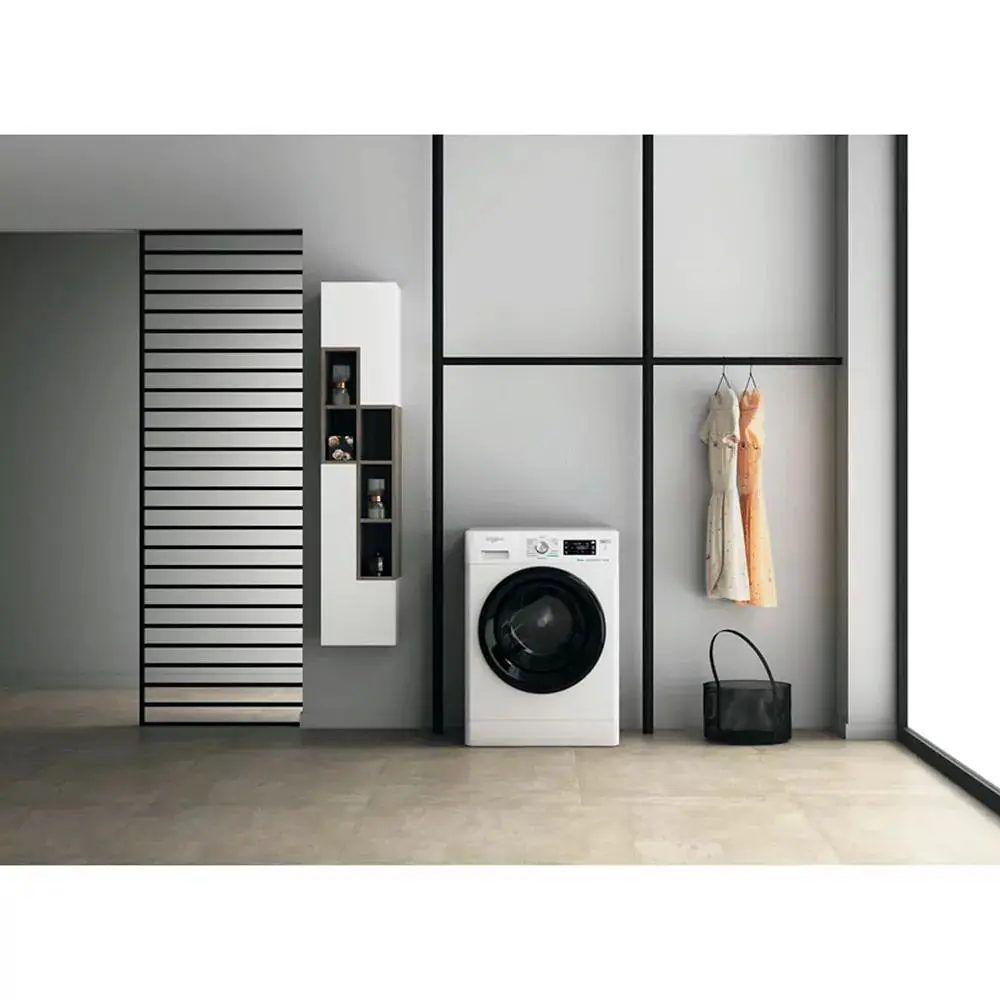 Прально-сушильна машина Whirlpool фронтальна , 8(6)кг, 1400, A, 60см, дисплей, пара, інвертор, білий (FFWDB864349BVUA) - фото 8