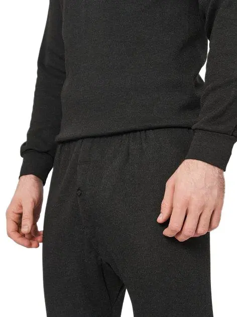 Комплект чоловічий (Кальсоні+Футболка довгий рукав) Thermal set LUX Cott's Wool меланжевий L - фото 3