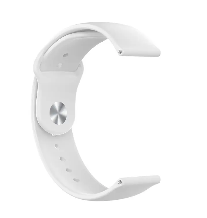 Універсальний ремінець Silicone Band для Samsung Watch 22mm White [63211] - фото 2