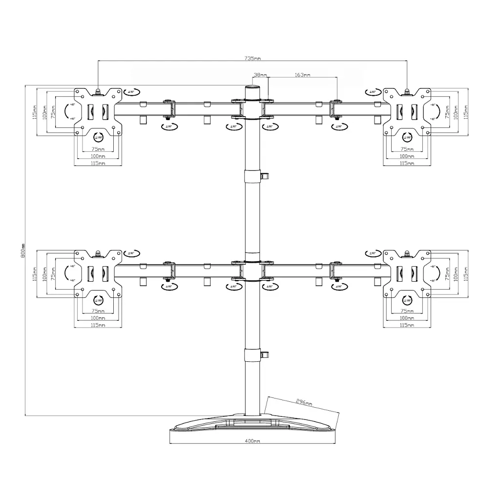 Кронштейн Vinga TD22-1054 - фото 8