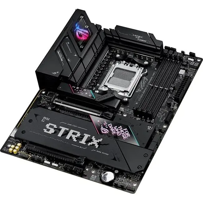 Материнская плата Asus Rog Strix B850-E Gaming WIFI sAM5 B850 4xDDR5 M.2 HDMI DP USB Type-C WiFi BT ATX - фото 7