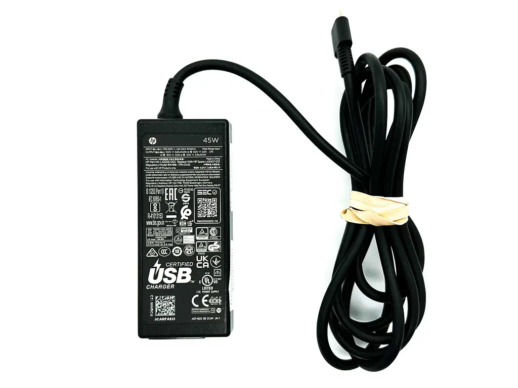 Блок живлення Hp 45w Type-C, 15v 12v 9v 5v, 3A, квадрат- Б/В - фото 2