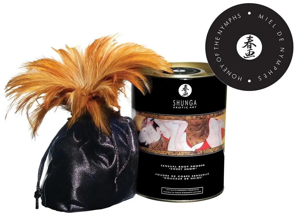 Пудра для тела Shunga Sensual Body Powder мед 225 г - фото 3