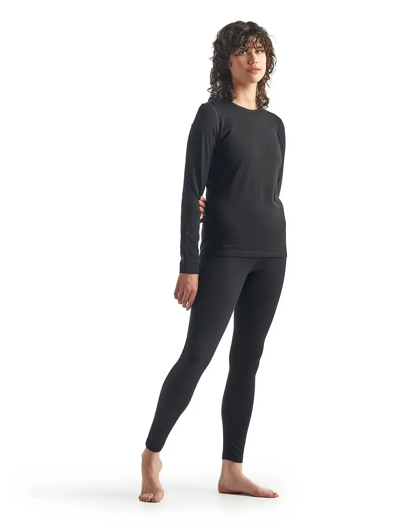 Термокофта Icebreaker 200 Oasis LS Crewe Wmn Black M (1052-104 375 001 M) - фото 4