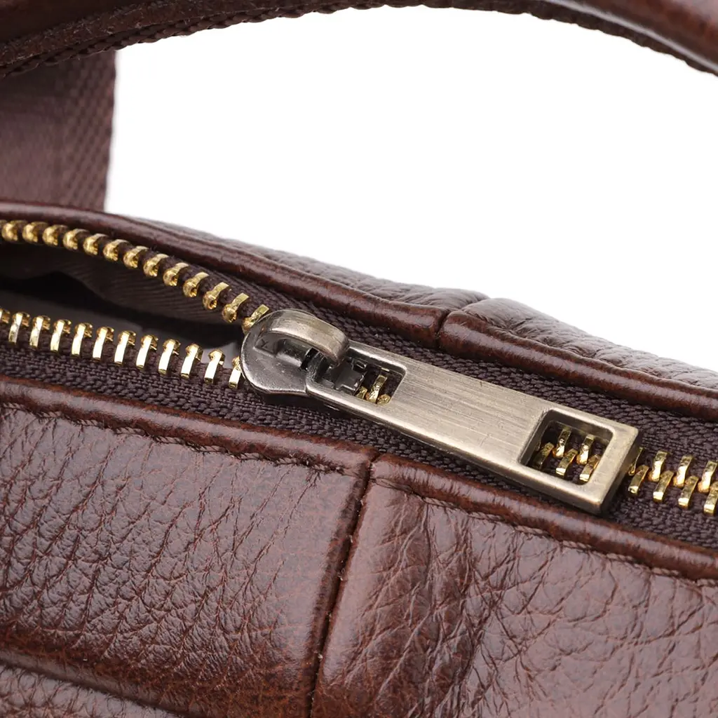 Стильний портфель для чоловіків із натуральної шкіри Vintage 23040 коричневий - фото 6