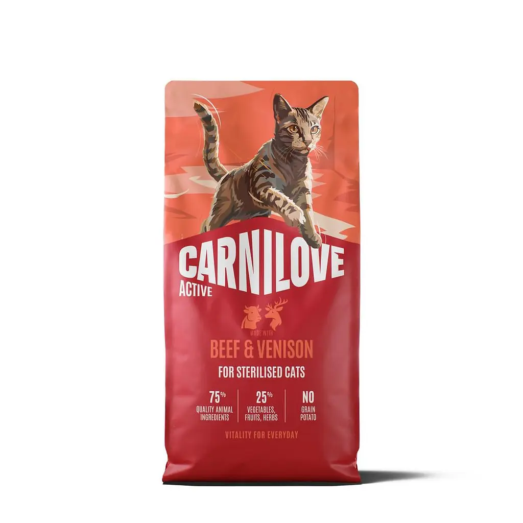 Сухий корм для стерилізованих котів Carnilove Active Beef & Venison Sterilised суперпреміум яловичина та оленина 6 кг