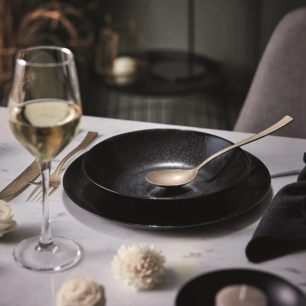 Тарелка суповая Luminarc Diana 20 см Black (V0123) - фото 7