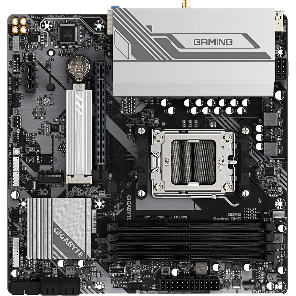 Материнська плата Gigabyte B650M Gaming Plus WIFI [139891] - фото 2