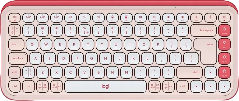 Клавіатура бездротова Logitech Pop Icon Keys Rose (920-013073) - фото 3