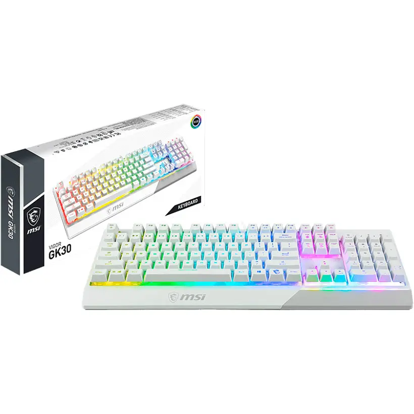 Клавиатура MSI Vigor GK30 White UA (S11-04UA301-CLA) [122963] - фото 8