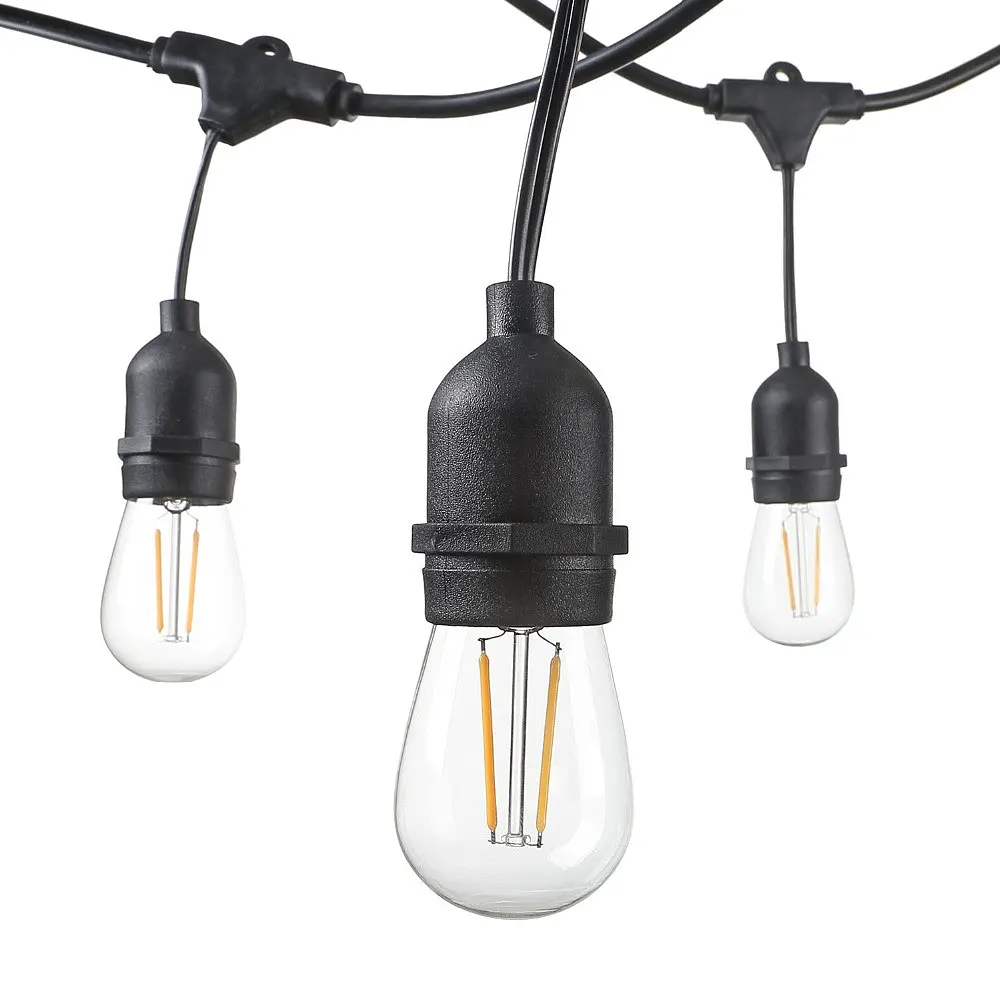 Вулична гірлянда з ретро лампами LED Edison 15шт, 24V, 10 метрів - фото 4