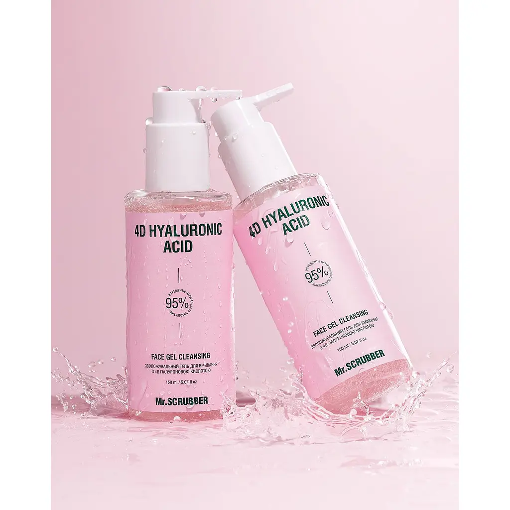 Зволожувальний гель для вмивання Mr.Scrubber 4D Hyaluronic Acid 150 мл - фото 2
