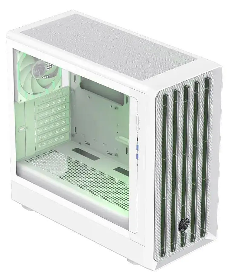 Корпус GameMax Claw 460 из закаленного стекла без блока питания, белый (CLAW 460 WH) - фото 6