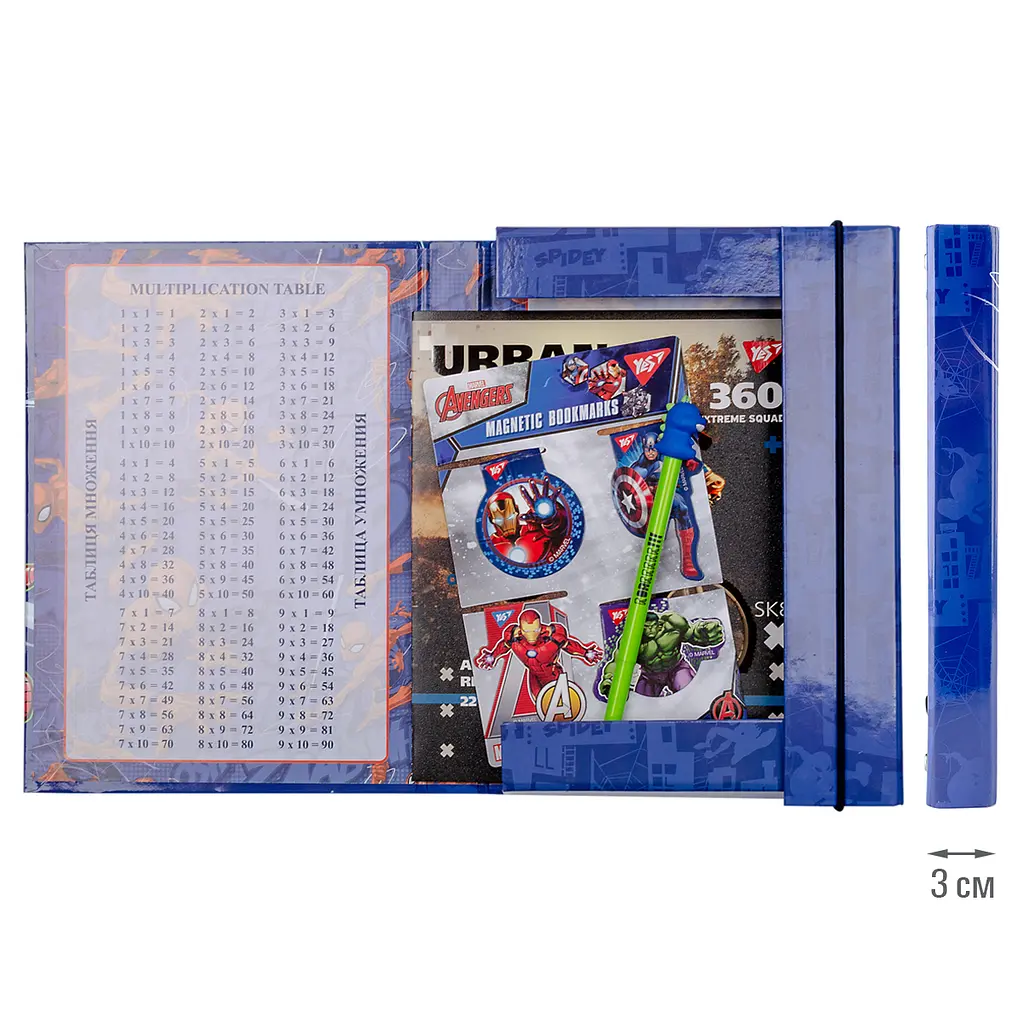 Папка Yes Marvel Spiderman, В5, на резинці (491898) - фото 2