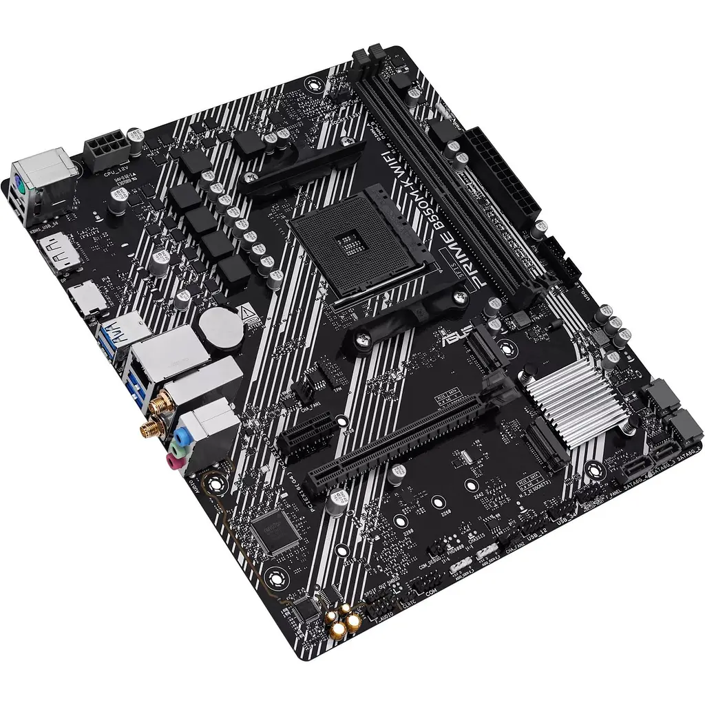Материнська плата ASUS PRIME B550M-K WIFI (PRIME B550M-K WIFI) (Socket AM4, AMD B550, Micro-ATX) - фото 4