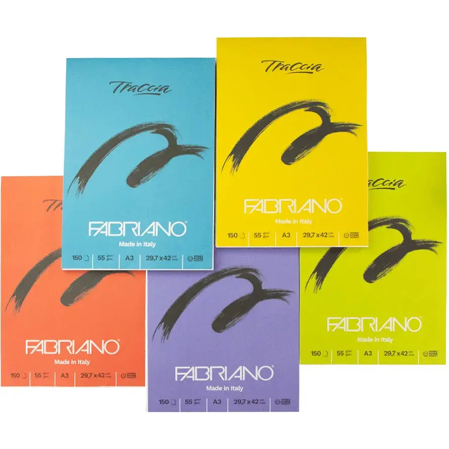 Блок бумаги для графики и каллиграфии Fabriano Traccia А3 5 5г/м2 150 листов - фото 2