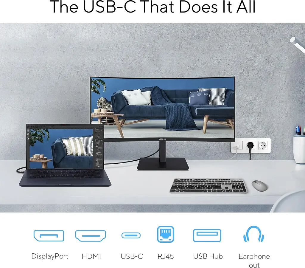Монітор Asus 34" VA34VCPSR teh0024918 - фото 7
