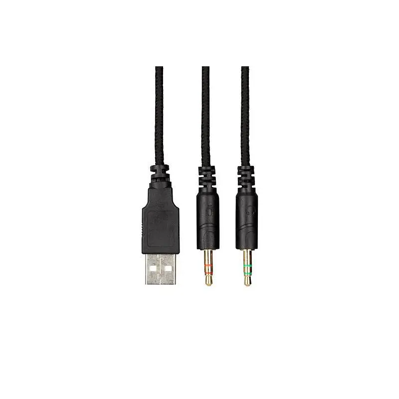 Комп'ютерна гарнітура 2E Gaming HG330 RGB 3.5mm Black (2E-HG330BK) - фото 5